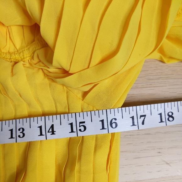 Revolve Endless Rose Dress Small Pleated One Shoul - Picture 6 of 8